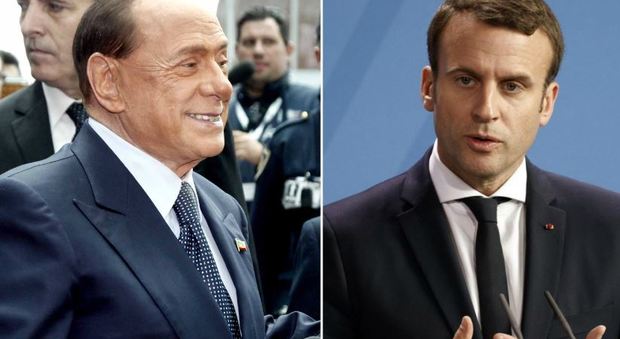 Berlusconi su Macron: «Ha una bella mamma che se lo porta sottobraccio»