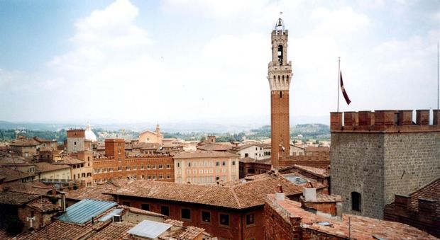 Una veduta della città di Siena