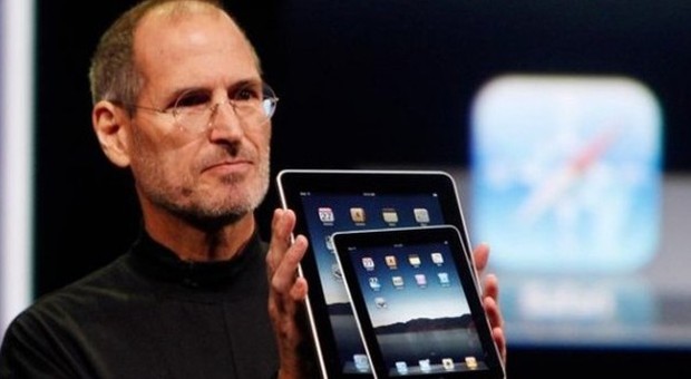Steve Jobs in un fotomontaggio