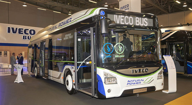 Un autobus a gas di Iveco