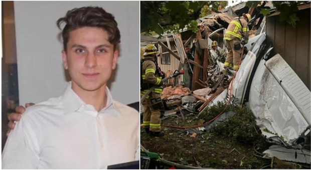 Aereo si schianta su una casa in Oregon: due morti tra cui un 22enne italiano. «Sognava di fare il pilota»