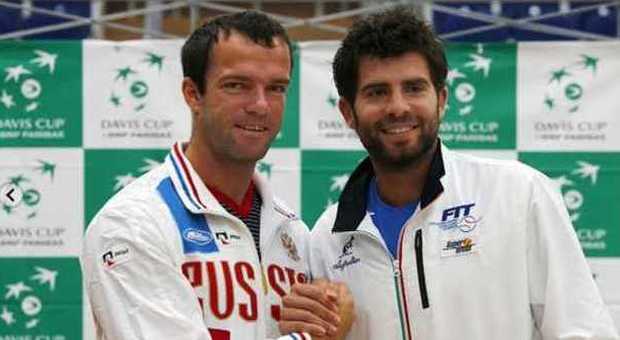 Coppa Davis: Fognini batte Rublev e porta l'Italia sull' 1 a 1