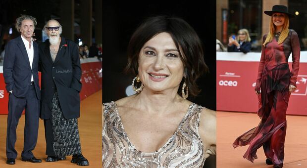 Festival del Cinema, look pagelle oggi: D'Agostino ricicla l'outfit (7), Dario Argento "mostruoso" (6,5), Luxuria diva (7,5), Iodice che classe (9)