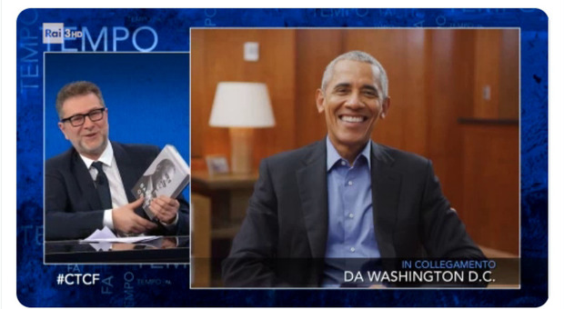 Obama ospite di Fazio: «Da bambino volevo fare il giocatore di basket, non il presidente»