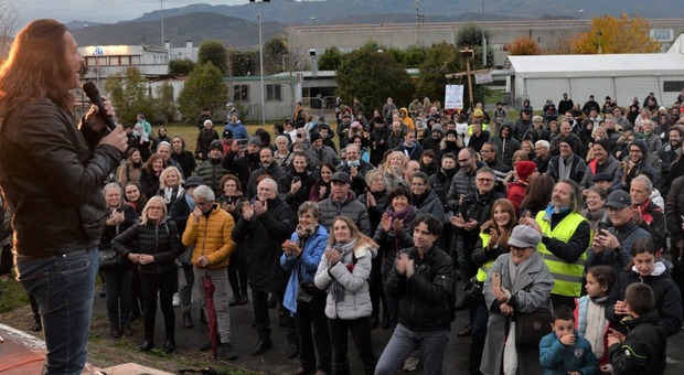 La manifestazione no vax a Vittorio Veneto