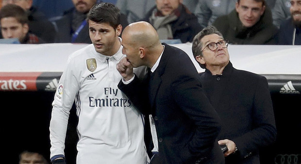 Real Madrid, Morata minaccia di andare via se Zidane resta l'allenatore