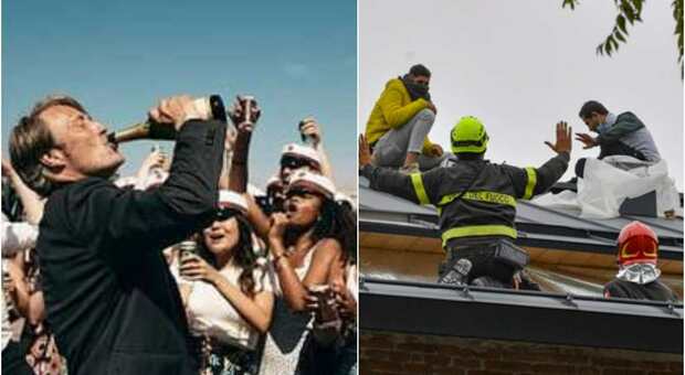 Roma, festa con 40 studenti interrotta dalla polizia. 25enne scappa e cade dal tetto: portato in ospedale