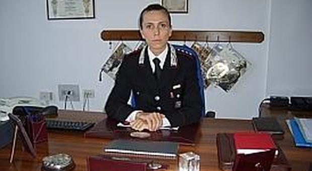Francesca Baldacci capitano dei carabinieri di Urbino