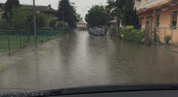 Bomba d'acqua tra Veneto e Friuli: case e strade allagate, alberi giù