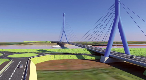Il progetto del ponte fra Porto Viro e Taglio di Po