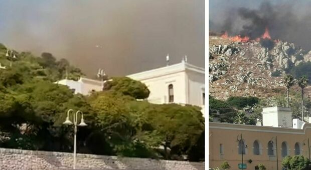 Terribile incendio nel basso Salento: evacuati due hotel, arrivano i canadair