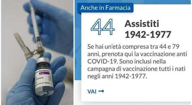 Vaccini Lazio, da stasera prenotazione per 40-43 anni: a che ora apre il sito? Tutte le info utili