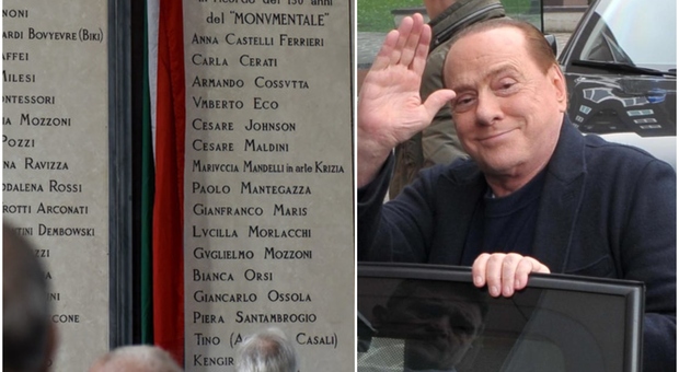 Silvio Berlusconi iscritto tra i cittadini illustri al Famedio del Monumentale di Milano: consenso unanime in Comune