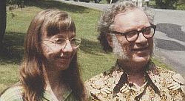 La scrittrice Janet Opal Jeppson con il marito Isaac Asimov