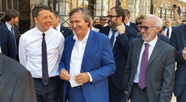 Matteo Renzi e Luigi Brugnaro