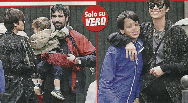 Claudia Pandolfi mamma felice, eccola col compagno Marco De Angelis e i figli Tito e Gabriele