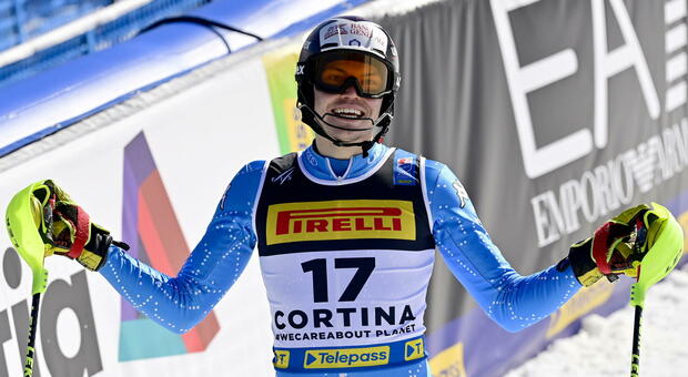 Cortina, chiusura amara per l'Italia: Vinatzer quarto in slalom