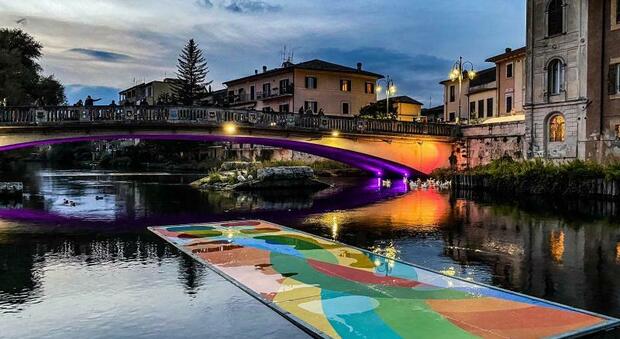 A Rieti festival lungo le rive del Velino: «Fiume e arte per sconfiggere il panico di questo periodo di emergenza pandemica»