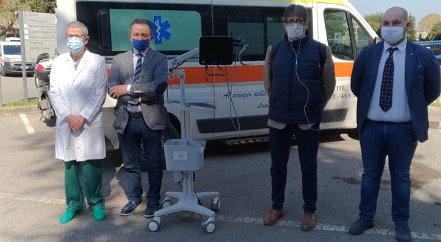 L'emergenza Coronavirus non ferma la solidarietà, nuovo macchinario donato al "Goretti"