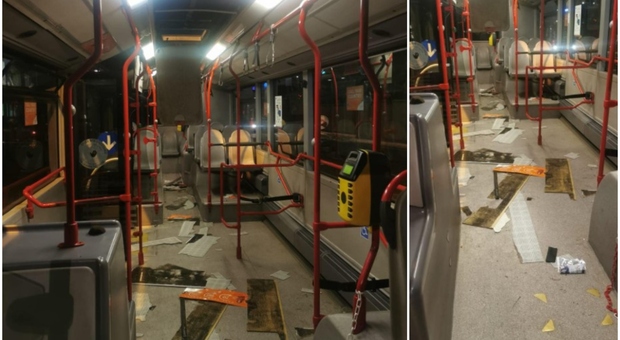 Tifosi olandesi distruggono bus dell'Atac, l'assessore Patané: «Paghino i danni»