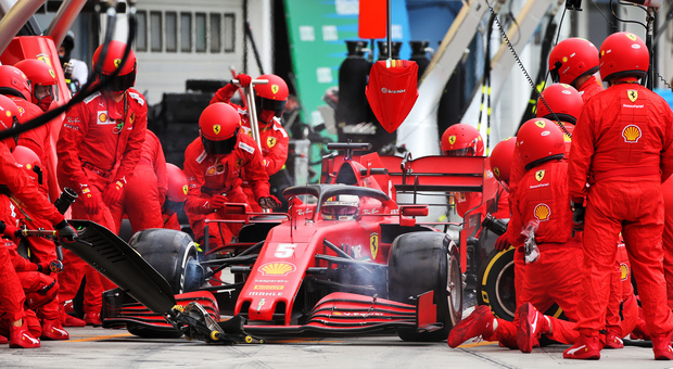 Un pit stop Ferrari