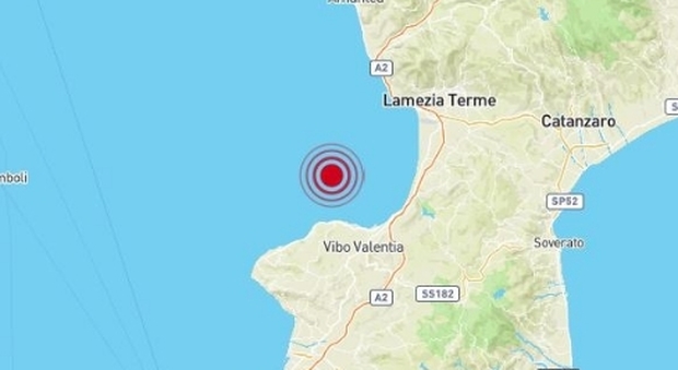Terremoto in Calabria, magnitudo 3.3. Scossa sentita da Vibo Valentia a Catanzaro