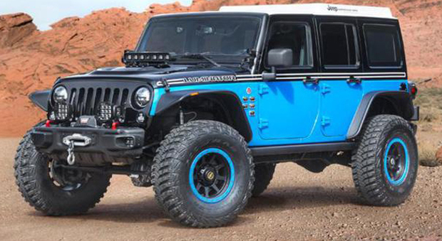 Uno dei modelli Jeep presenti al Easter Safari di Moab di quest'anno