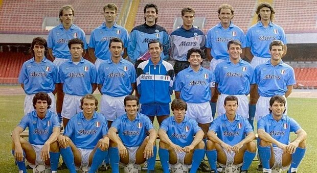 Il Napoli della stagione 1990-1991 capitanato da Diego Armando Maradona