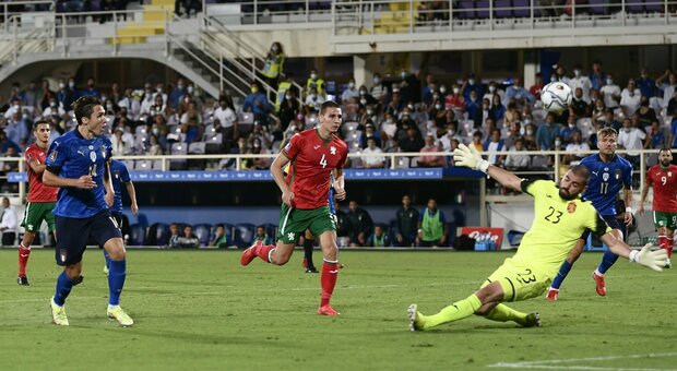 Italia-Bulgaria 1-1: al vantaggio di Chiesa risponde Iliev, ripartenza in salita per gli uomini di Mancini