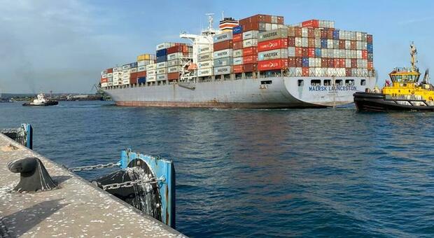 Una nave portacontainer della Maersk