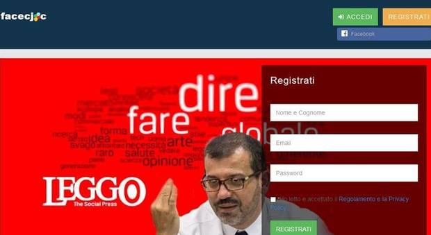 Facecjoc, il social dialettale dedica la home al direttore di Leggo Alvaro Moretti