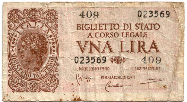 24 agosto 1862 L'unica moneta italiana è la Lira