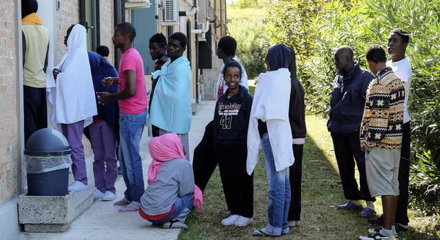 L'arrivo dei profughi a Borgo Fiorito di Cavanella Po