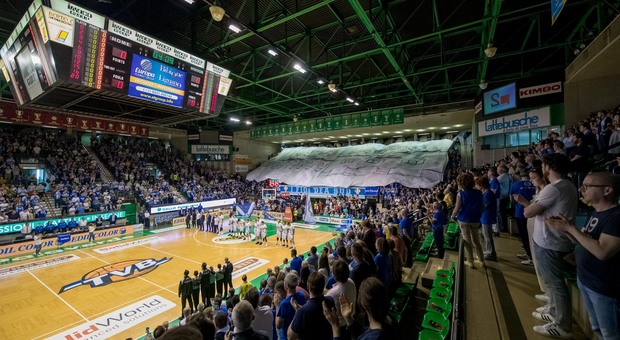 PALAVERDE L’impianto di Villorba tornerà a ospitare dopo molti anni una manifestazione europea di basket Con Tvb protagonista