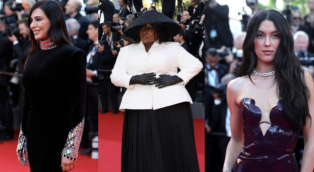 Cannes 2024, le pagelle dei look della terza serata: Claudia Gerini bellezza italiana (9), Francis Ford Coppola in smoking e cappello di paglia (10)