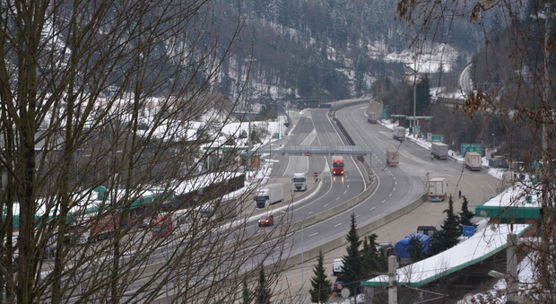 La A23 al confine tra Italia e Austria