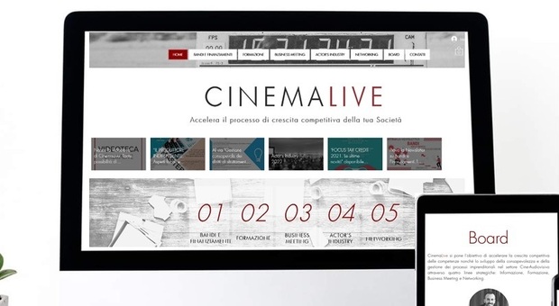 Cinemalive, nasce la piattaforma per i professionisti dell'industria cinematografica