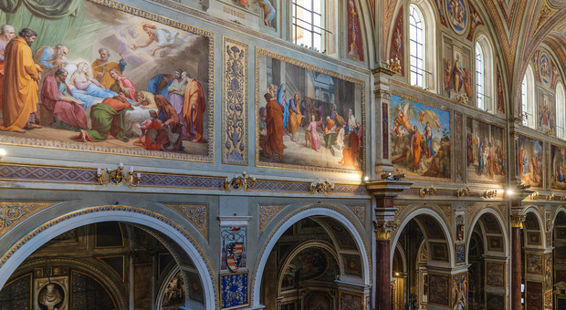 Oro, stucchi e angeli: a Roma riapre la chiesa di Sant'Agostino