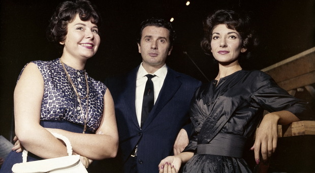 Christa Ludwig (nella foto a sinistra) nel 1960 alla Scala di Milano con Paolo Corelli e Maria Callas
