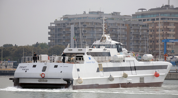 Il catamarano utilizzato nel 2018