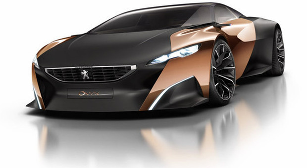 La bellissima Onyx esposta dalla Peugeot al Mondial de l'Automobile 2012