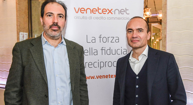 Francesco Fiore, ad di Venetex e il presidente Alberto Baban