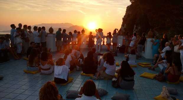 Capri, concerto emozionale all’alba a Villa Lysis