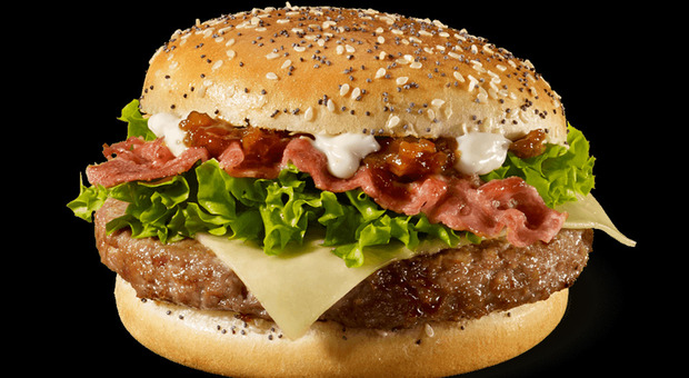 Hanburger e Asiago Dop nei panini McDonald's, accordoc onfermato (dal sito di Asiago Dop). Foto asiagocheese.it