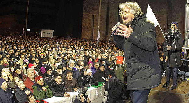 Grillo a Udine nel 2013