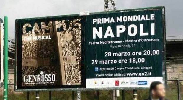 «Campus», il nuovo musical del Gen Rosso in prima mondiale a Napoli
