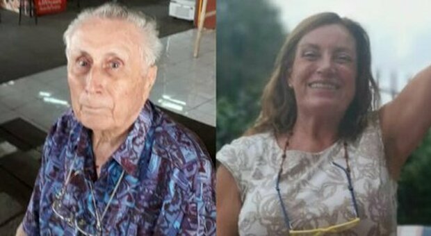 Stelvio Cerqueni, 88 anni, e la figlia Doriana, 60 anni