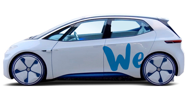 L'auto elettrica di Volkswagen con cui fornirà il servizio di car sharing