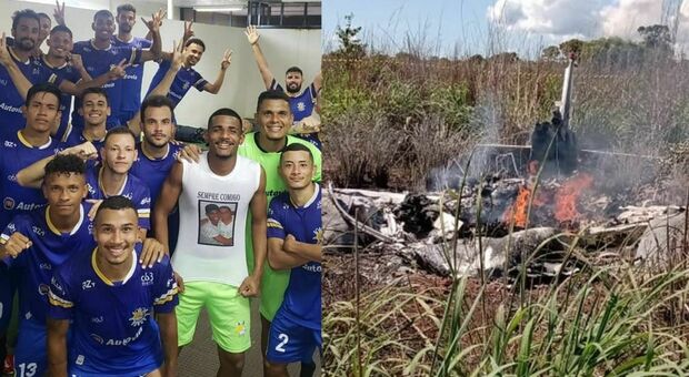 Brasile, precipita l'aereo del Palmas: morti 4 calciatori e il presidente. Il cordoglio della Chapecoense: «Non sarete soli»