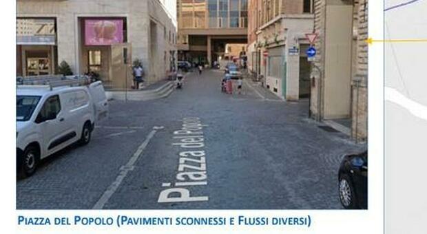 Pesaro, la mappa degli ostacoli. Barriere, marciapiedi e strade non accessibili